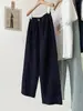 Calça Jeans Casual Retro com Bolinhas em Tencel Lyocell, Caimento Fluido, Cintura Alta Nova para Primavera, Afinando, Pernas Retas para Mulheres