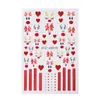 Belleza Completa Transfronteriza Nuevas Pegatinas para Uñas de Navidad Otoño e Invierno Dibujos Animados Alce Forma de Corazón Pingüino Pegatinas para Uñas