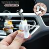 Adornos de aromaterapia para el coche, adornos de dibujos animados, perfume para coche, fragancia ligera y duradera, suministros para el coche.