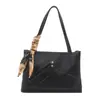 Bolso Grande de Mano de Color Contrastante Retro para Mujer 2025 Nuevo Bolso Tote de Nicho para Viajes Cotidianos Bolso de Hombro Moderno y Versátil