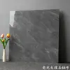 Azulejos de porcelana 600x600 de Foshan, Guangdong, para sala de estar e quarto, efeito mármore brilhante, azulejos de piso cinza brilhante