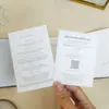 Tarjetas de votos matrimoniales con estampado personalizado y relieve dorado, invitaciones, invitaciones de boda, recuerdos, invitaciones de cena de nicho de alta gama