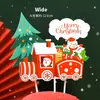 Xuan Ran Copyright Decoración de Pastel para Hornear en Navidad Árbol de Navidad Muñeco de Nieve Tren Reno Enchufe Mesa de Postres para Fiesta Adorno