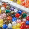 Contas Redondas de Resina com Glitter Fino, Contas Estrela Cintilantes, Colares de Miçangas Artesanais DIY, Correntes para Celular, Materiais e Acessórios para Joias