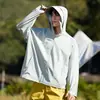 Ropa de Protección Solar Banana para Mujer con Protección UV para Exteriores, Top Holgado con Protección Solar, Chaqueta, Ropa de Protección Solar para Hombre, Ropa de Protección Solar de Seda de Hielo