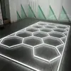 Accesorios de Luz de Panal Conector de Tubo de Luz LED Luz para Sala de Lavado de Autos Estación de Trabajo Alta Luminosidad Accesorios de Panal Taller Libre de Polvo Aplicación de Película