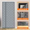 Cortina de puerta de algodón cálida de invierno a prueba de viento cortina divisoria de cocina dormitorio cortina gruesa de bloqueo cortina de puerta con tira magnética cortina de bloqueo para el hogar