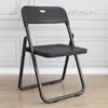 Silla Plegable para Uso en Casa, Silla de Plástico Moderna y de Moda para Fotos, Silla para Dormitorio, Oficina, Reuniones, Capacitación, Exterior con Respaldo, Venta al por Mayor
