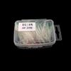 Señuelo Blood Slot Tres Anzuelos Anzuelo de Pluma 3x Reforzado Tres Anzuelos Punta de Anzuelo con Ranura para Sangre Color Estaño Agua Dulce Anzuelo Orkin para Pesca