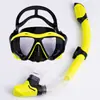 Gafas de Buceo para Adultos Transfronterizas, Máscara de Buceo de Alta Definición para Europa, América y el Sudeste Asiático, Set de Máscara de Snorkel con Marco Grande de Vidrio Templado