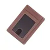 Portatarjetas RFID Antirrobo de una Pieza Transfronterizo Personalizado Ultra Delgado Multifuncional para Tarjeta de Identificación Color Sólido Portatarjetas con Textura de Guijarro