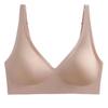 Sujetador de Espalda Descubierta Belleza Transfronteriza para Mujer, Estilo Francés sin Aros, Sexy para Pecho Pequeño, Verano Sin Costuras Estilo Delgado, Anticaída, Comercio Exterior