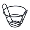 Cesta Redonda para Servir Diâmetro 13cm x 10cm Metal Preto - Rojemac Profissional