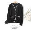 Cárdigan Muy Bonito de Principios de Otoño para Mujer Bn691 Estilo Nuevo Loli Francés Cuello en V Cardigan JK Tejido para Mujer