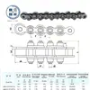 Línea de Transporte de Ensamblaje Yongbang Precision 45105 Perfil de Aluminio Velocidad Única Riel de Guía 08BS con Tiras Resistentes al Desgaste