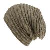 Otoño e invierno Nuevo más terciopelo color raya pequeña horizontal gorro tejido de lana gorro de invierno cálido para exteriores moda para hombre