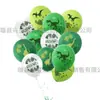Set Temático de Globos de Dinosaurio Amazon 12 pulgadas Látex Verde Selva Decoración de Fiesta Paquete de Globos