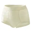 (Jacquard en relieve) Pantaletas de Seda Bordadas Transpirables Estilo Chino para Mujer con Refuerzo Antibacteriano, Ropa Interior de Cintura Alta para Mujer para Verano
