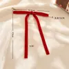 Decoración de cinta para envolver cajas de regalo multicolor, 1 cm de ancho y 52 cm de largo, cinta de una sola pieza formando un lazo de terciopelo de una sola sección