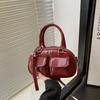 Bolsa de Axila Estilo Coreano Tendência Design de Nicho Bolsa Baguete Feminina Chegada Nova Outono 2025 Bolsa de Ombro Boston Bolsa Bowling