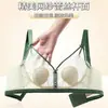 Encaje Látex Copas Orejas de Conejo Fino y Cómodo Mostrando Senos Grandes Sujetador Pequeño sin Aros Push-up Ajustable Lencería para Mujer 285