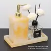 Kit de artículos de tocador de baño europeo para hotel Baño de habitación modelo Adornos de baño Botella de desinfectante de manos Botella de loción Juego de bandeja