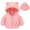 Comercio exterior otoño e invierno nuevo chaqueta acolchada de plumón y algodón para niños pequeños y medianos chaqueta acolchada de algodón para bebé chaqueta acolchada de algodón ligera con capucha abrigo hombres y mujeres