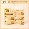 Pacote Grande de Papel Toalha, 360 Folhas por Pacote, 24 Pacotes, Pacote Econômico Doméstico para Estoque, Madeira Natural, Papel Toalha Espesso de 4 Folhas, Atacado