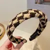 Pinza para el pelo de estilo marrón retorcido, diadema para mujer, todo a juego, para recogido de pelo, parte superior de la cabeza, diadema, Otoño e Invierno 2023, elegante accesorio para recogido de pelo