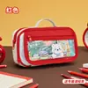 Estuche para Lápices de Estudiante de Aspecto Elegante, Bolsa de Almacenamiento de Gran Capacidad, Bolsa de Almacenamiento de Papelería Multicapa, Caja de Lápices, Bolsa de Lápices de Regalo de Papelería