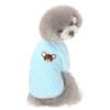 Pet fleece outono e inverno ursinho de pelúcia filhote de cachorro lã pequeno cão de duas patas gatinho de lã