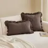 Cojines decorativos color crema estilo francés, fundas de cojín para sofá de sala de estar estilo chino vintage y moderno, cojines para respaldo de imitación de algodón y lino, cojines para cabecera de cama al por mayor
