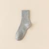 Calcetines para niños, calcetines de algodón de primavera y otoño, calcetines de tubo sin hueso para niños y niñas, para otoño e invierno, color blanco y negro, para estudiantes