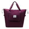 Bolsa de Viaje Plegable Transfronteriza para Mujer, Bolsa de Fitness de Gran Capacidad, Bolsa de Equipaje para Distancia Corta, Bolsa Portátil de Almacenamiento para Maternidad, Bolsa de Cabina