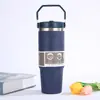 Copo térmico de aço inoxidável 304 de camada dupla para uso transfronteiriço, copo de carro portátil, copo de gelo térmico e isolante para atividades ao ar livre, atacado
