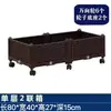 Caja para Plantar Verduras en Balcón Caja para Plantar Verduras Caja para Flores Engrosada Móvil con Ruedas Balcón Piso Maceta Grande Delgada