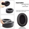 Para el juego de auriculares Brainwavz HM5, orejeras ovaladas de cuero, juego de esponjas de 110 x 90 mm