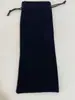 Bolsa Negra con Cordón para Accesorios, Papelería, Sobres, Empaque de Regalos, Soporte para Auriculares, Bolsa de Pana para Almacenamiento