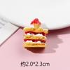 Comida Falsa Pão Sobremesa Creme Gel Capa de Celular Biscoito diy Artesanal Feito à Mão Cartão de Cabelo Acessórios de Comida