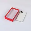 Caja de Regalo Rectangular de Cartón Rígido con Cajón, Superficie de PVC, Personalizable con Logo, Caja Pequeña de Regalo para Joyería