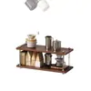 Estante de Almacenamiento Estilo Vintage Más Vendido en el Extranjero Estante Multicapa Ajustable para Ollas Estante para Tazas de Té Estante para Condimentos de Escritorio