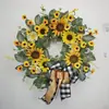 Guirlanda de Girassol de Bênção Nova para Primavera e Verão da Amazon Transfronteiriça Decoração de Cena Doméstica de Shopping Pendurado na Porta
