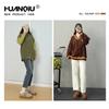 Tênis de Algodão Universal para Mulheres Inverno 2024 Novo Versátil com Cadarço Casual de Solado Grosso com Forro de Lã Tênis Casuais para Mulheres Sapatos de Treinamento Moral