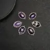 Joyería de Piedra Popular de Europa y América El Más Vendido de Amazon Collar con Colgante Bordeado de Múltiples Materiales de Jade Cristal Rosa