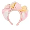 Diadema de Mickey de Parque de Atracciones para Niñas y Adultos, Diadema de Orejas con Lazo Grande, Accesorio para el Cabello con Elementos de Dibujos Animados