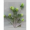 Pico de bambu de galho alto céu estrelado dente-de-leão verde escuro verde claro estilo floresta celebração de casamento decoração marcador de corredor arranjo de flores teto alto material de folha