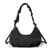 Bolsa de Hombro Única Bestseller Estilo Coreano Bolso de Hombro Plegado para Mujer Bolso de Axila Color Sólido de Gama Alta Bolso Cruzado de Nicho para el Trabajo