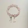 Novo Bracelete Borboleta Explosiva Estilo Chinês para Mulheres, Bracelete de Contas Doce e Fresco Estilo Floresta, Presente de Aniversário para Estudante Melhor Amiga