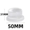 Adesivo anti-colisão de silicone transparente transfronteiriço para porta, amortecedor silencioso, maçaneta de porta de quarto, almofada anti-colisão, adesivo de porta, atacado, dropshipping