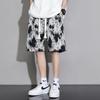 Gehua Shorts de Playa con Estampado Completo de Oso para Hombre Moda de Verano Tendencia Marca Sueltos Ocio Vacaciones en la Costa Niños Cinco Puntos